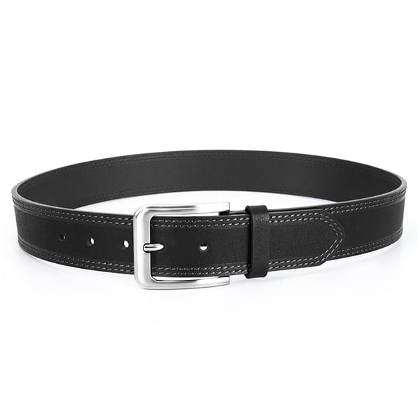 Tyylikäs nahkavyö - 120 cm Black