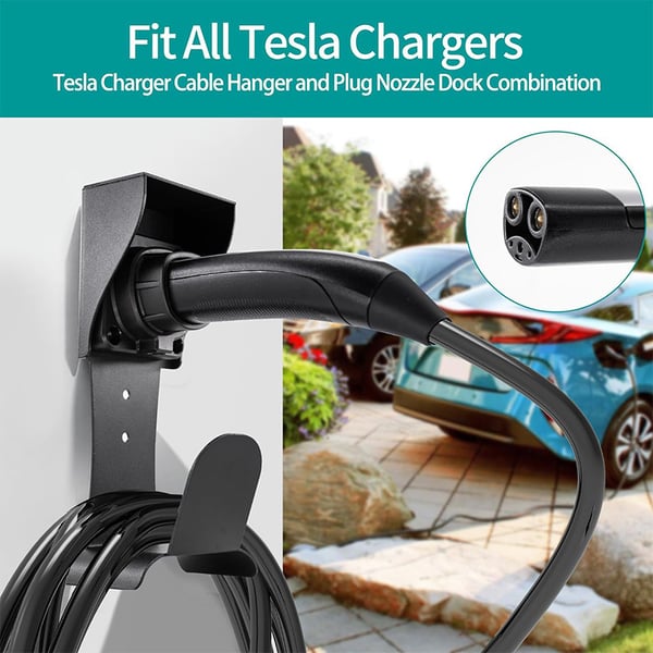 Veggmontert Tesla-laderholder for modell X/Y/3/S