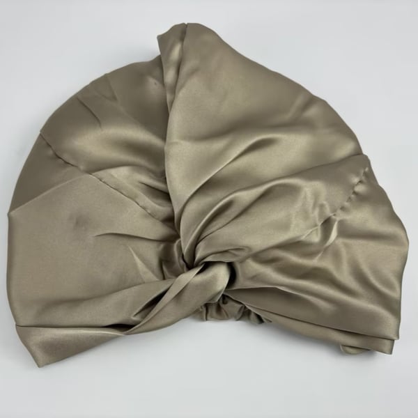 100 % silkkistä unimyssyä, kaksikerroksinen silkkiyömyssy Apricot