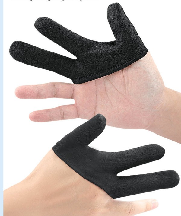 Varmebestandig hårstylinghandske med tre fingre Left hand