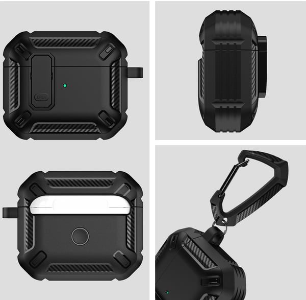 Beskyttelsesdeksel for AirPods Pro 2 Black