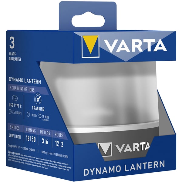 L10R Dynamo lyhty Vev + USB-C 18/50lm