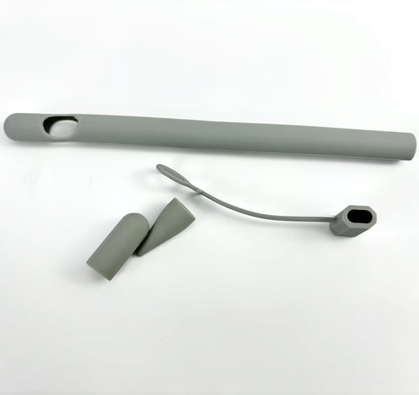 4-delt silikone beskyttelsesetui til Apple Pencil Grey