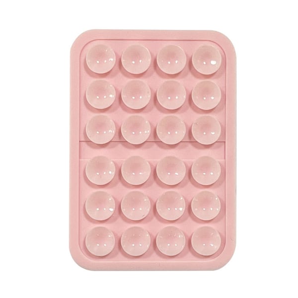 Mobilfäste / hållare med sugkoppar Pink