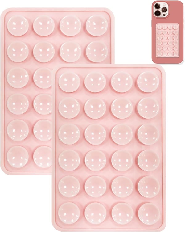 Mobilfeste / holder med sugekopper Pink