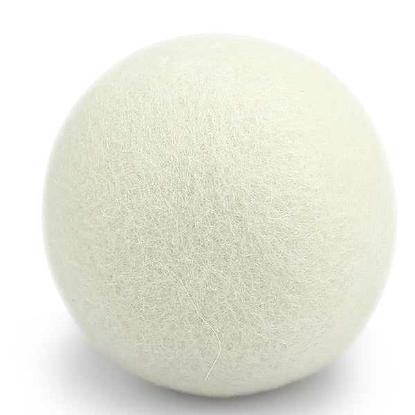 2-pack Ulltorkbollar - Naturlig Mjukgörare, Antistatisk & Snabbare Torkning S