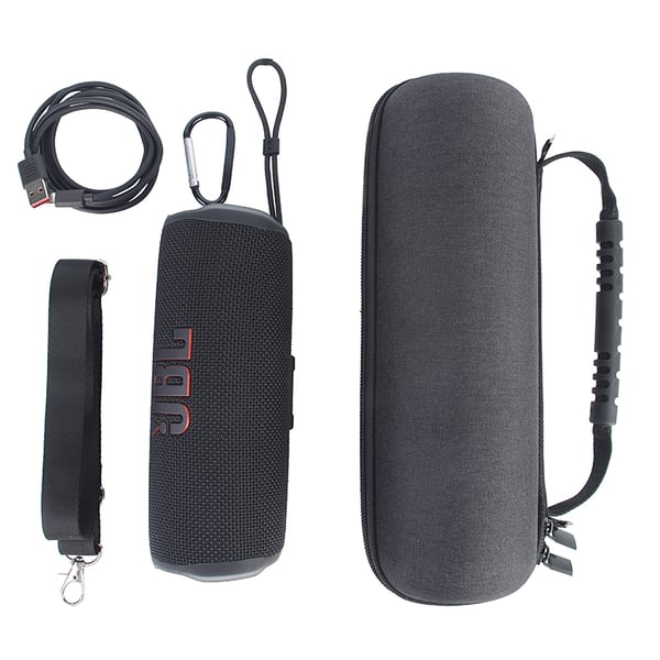 Beskyttende hardt deksel for JBL Flip 6 Bluetooth-høyttaler Black