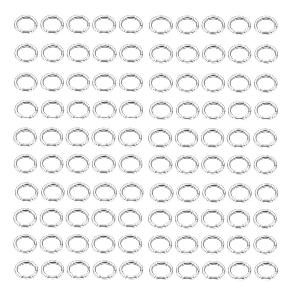 Metallringar, 100-pack Silver Metallringar, 100-pack Silver