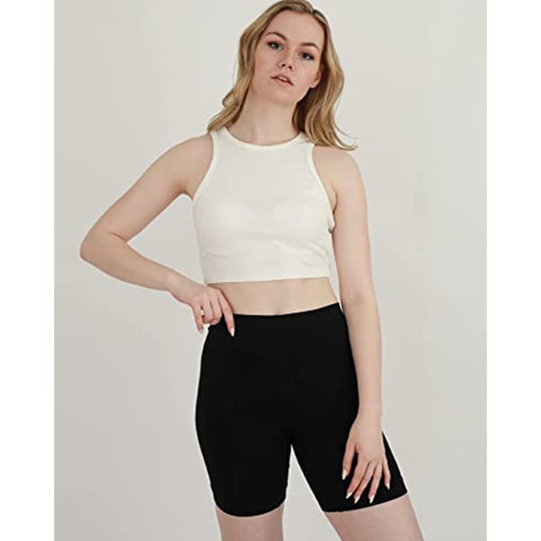 Dame Seamless Mid-Waist Sikkerhedsshorts, 3-pak XL M