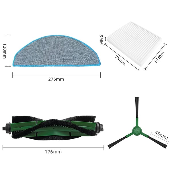 Reservedeler til iRobot Roomba Essential Y0112/Y0110/Y0140