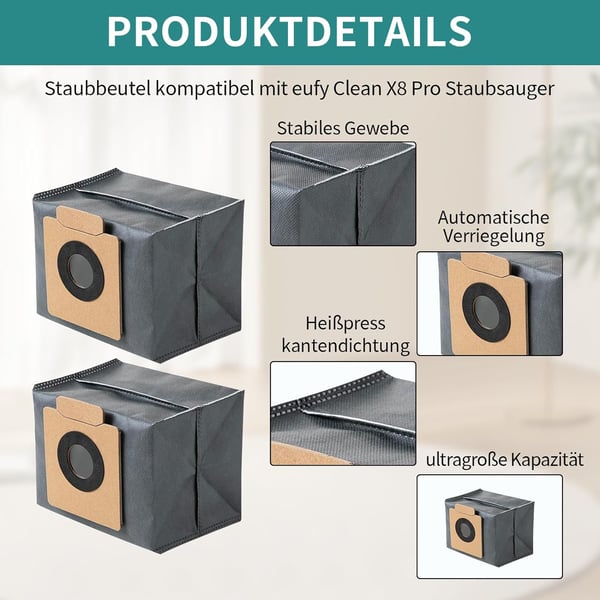 Støvbeholder til Eufy X8 Pro / X10 Pro Omni