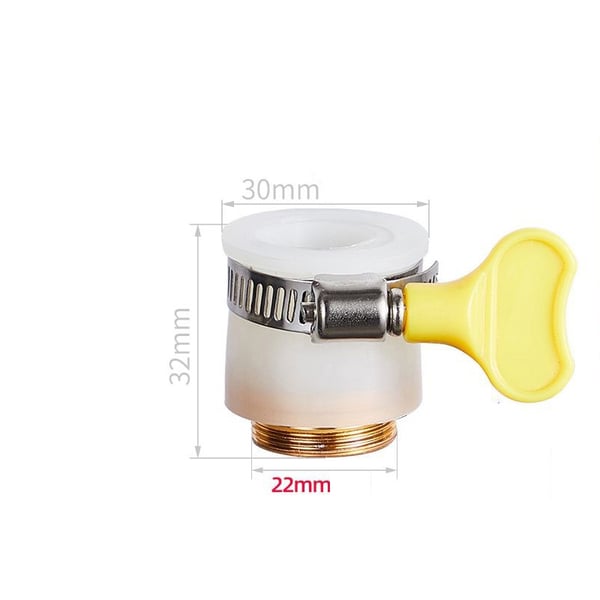 Multifunksjonell kranadapter for hjemmebruk