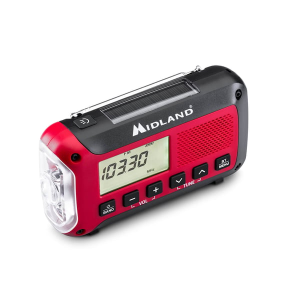 Nødradio ER250BT Rød/Svart