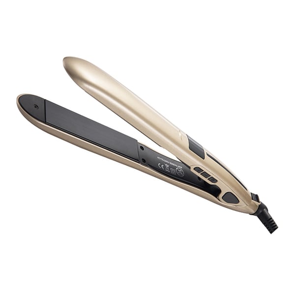 Golden Hair Straightener for Sleek and Smooth Styles