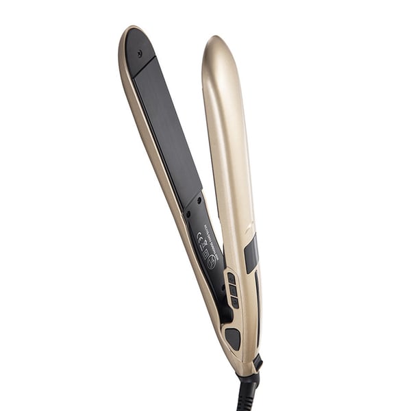 Golden Hair Straightener for Sleek and Smooth Styles