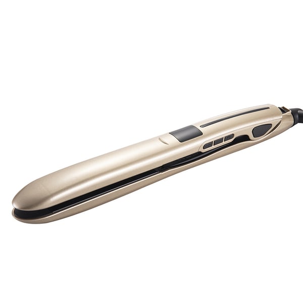 Golden Hair Straightener for Sleek and Smooth Styles