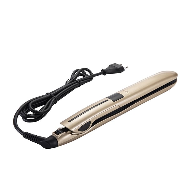 Golden Hair Straightener for Sleek and Smooth Styles