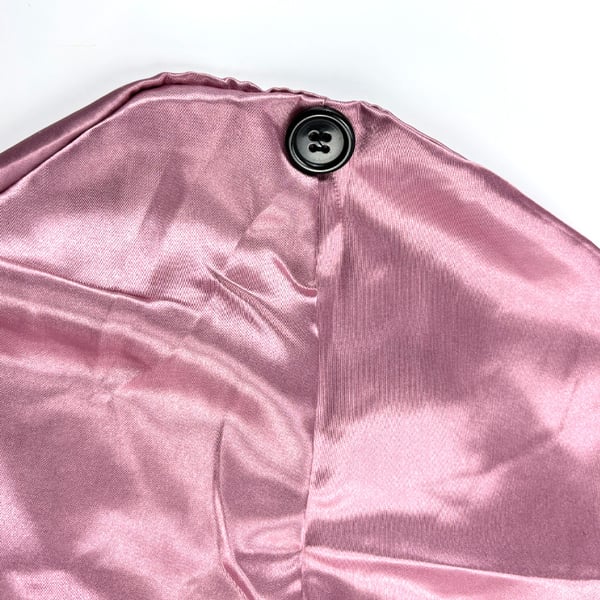 Satiini unimyssy rusetilla PinkGold