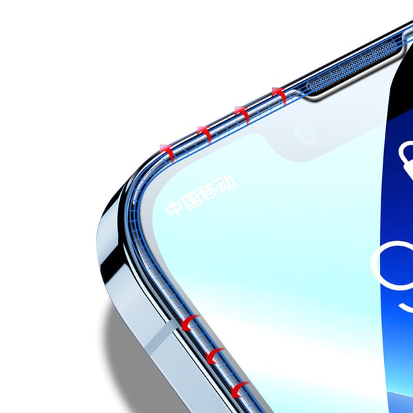 5D herdet glassskjermbeskytter for iPhone (2-pakning) iPhone 12