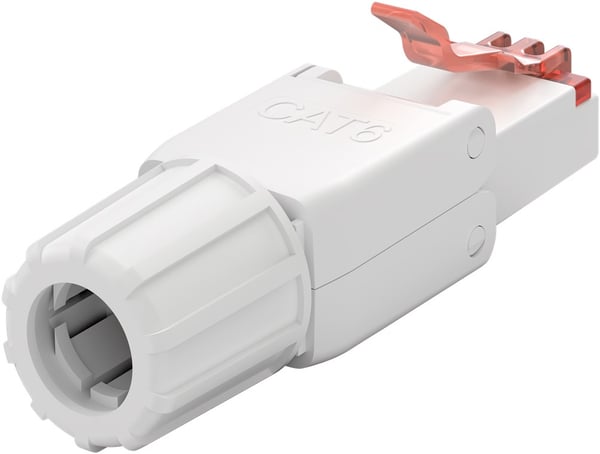 CAT 6 uskjermet RJ45-kontakt UTP, for verktøyfri montering