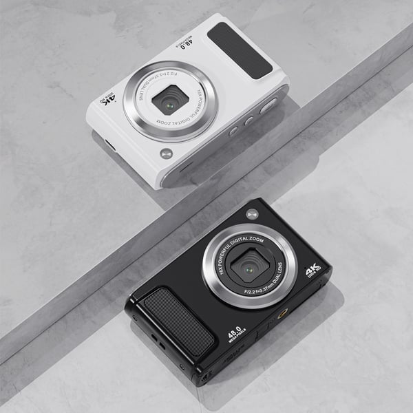 4K HD digitalkamera med stabilisering DC308 White