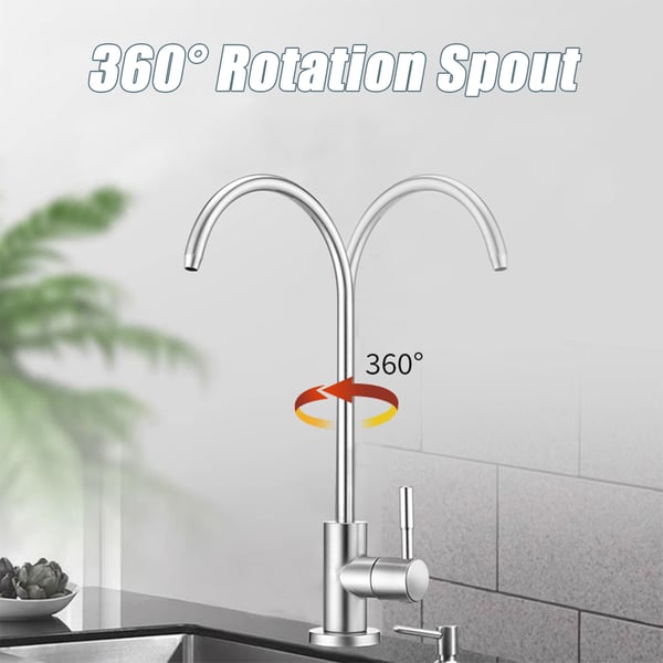 Vattenfilterkran med 360° Rotation