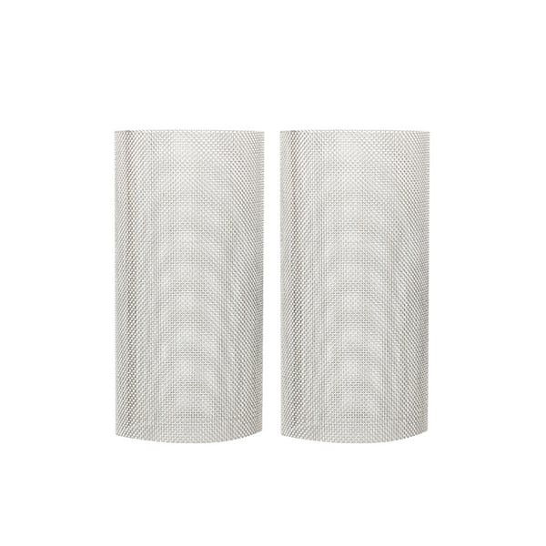 Rustfrit stålfilter med 2 pakke 40 mesh filterskærme