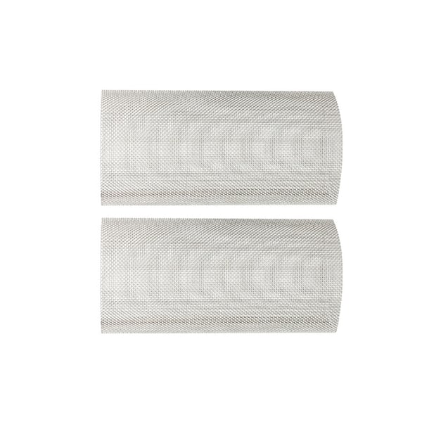Rustfritt stålfilter med 2 pakke 40 mesh filterskjermer