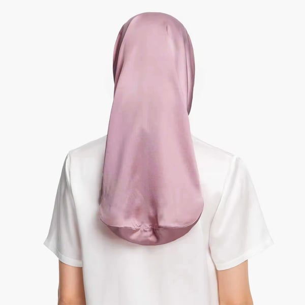 Säädettävä pitkä silkkiunimyssy Pink