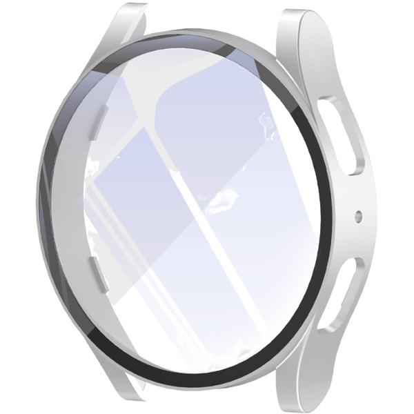 Beskyttelsesveske til Samsung Watch 7 med innebygd skjermbeskytter Silver 40mm