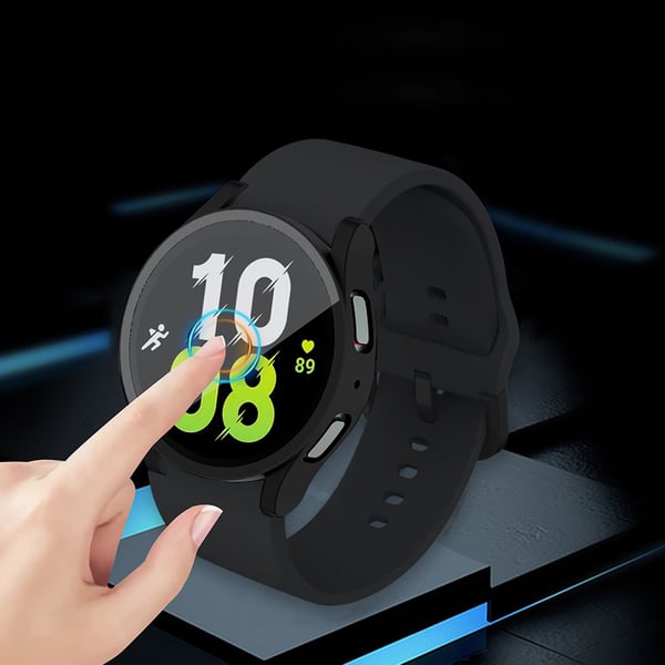Beskyttelsesveske til Samsung Watch 7 med innebygd skjermbeskytter Silver 40mm