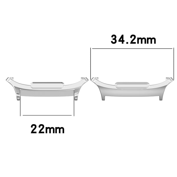 Urbåndsstik til Samsung Watch Ultra 47mm Silver