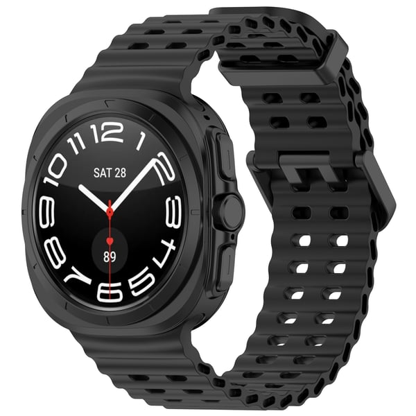 Silikonklokkerem for Samsung Watch Ultra 47mm Black