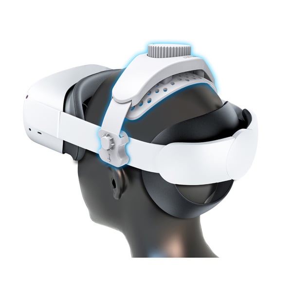 Justerbar hodestropp for VR-hodesett White