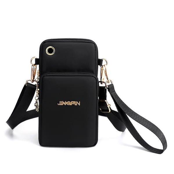 Multifunksjonell Crossbody Telefonveske Black