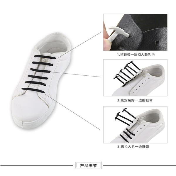 Silikonlisser uten knyting Black
