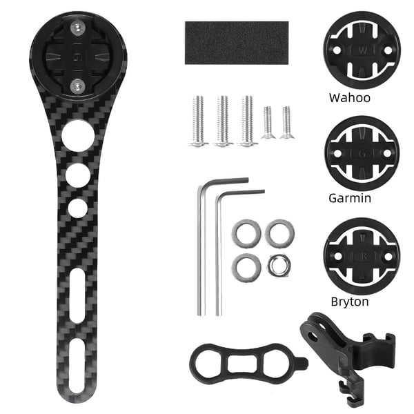 Cykelfäste i kolfiber för Garmin/Wahoo/Bryton