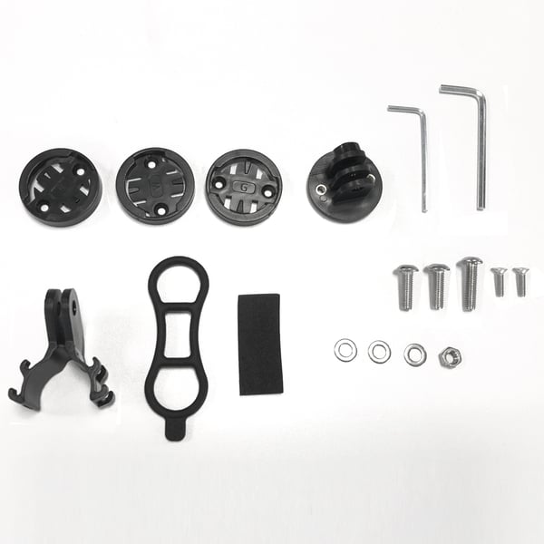 Sykkelfeste i karbonfiber for Garmin/Wahoo/Bryton