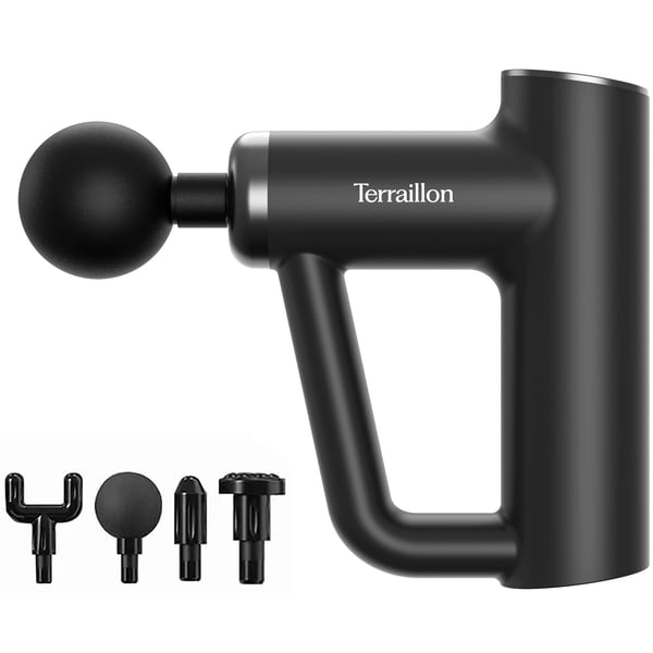 Massasjepistol Fitness Massager 4 tilbehør og USB-C