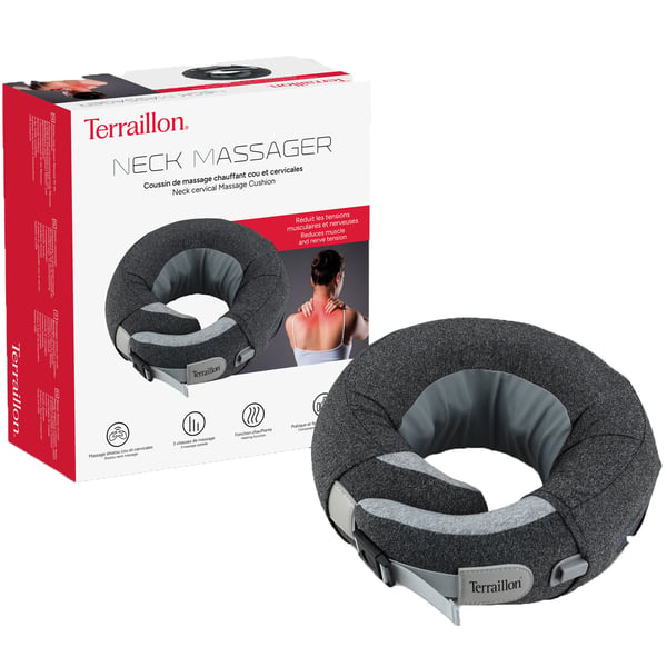 Niskahierontalaite Shiatsu 3 nopeutta, 2 pyörimissuuntaa, lämmitys & USB-C
