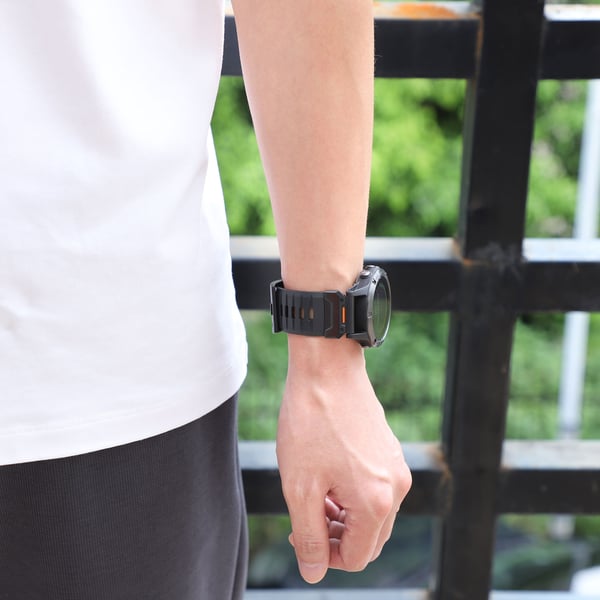 26 mm klokkerem for Garmin Fenix 3/5/5X/6X/7X Black