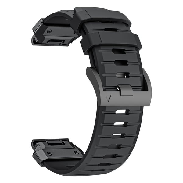 26 mm klokkerem for Garmin Fenix 3/5/5X/6X/7X Black
