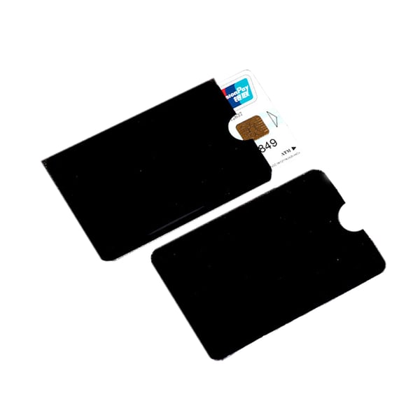 RFID-blokerende kortetui, 12-pak Black