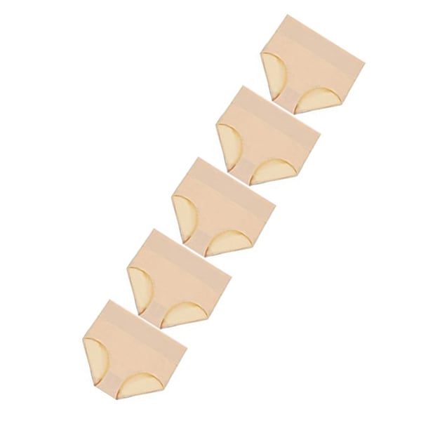 Højtaljede trusser (5-pak) Beige S