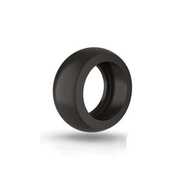 Støtsikkert silikondeksel til Oura Ring Gen 3 Black S