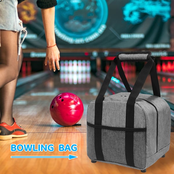 Bowlingkugle-taske med tilbehørslomme