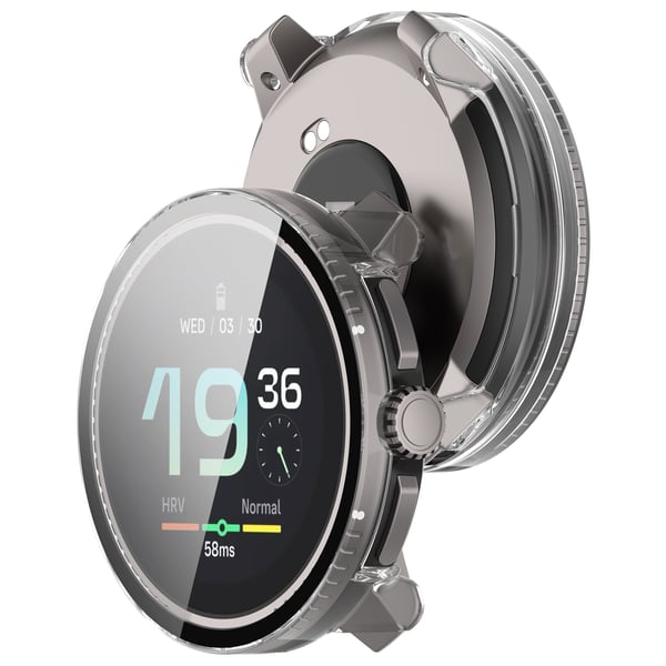 Klokkeetui med skjermbeskytter til Suunto Race S-klokke Black