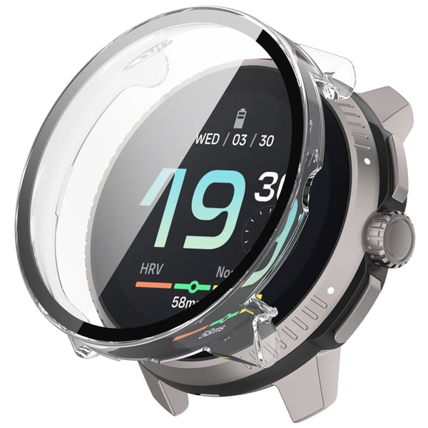 Klokkeetui med skjermbeskytter til Suunto Race S-klokke Black