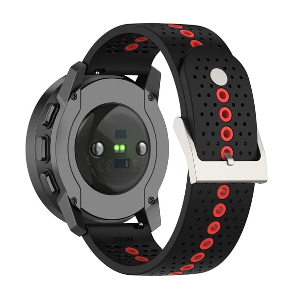 Värikäs kellohihna 22MM Suunto Race S -kelloon Blue + Grey