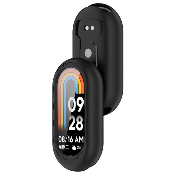 Silikonbeskyttelsesdeksel til Xiaomi Mi Band 9/9 NFC Black